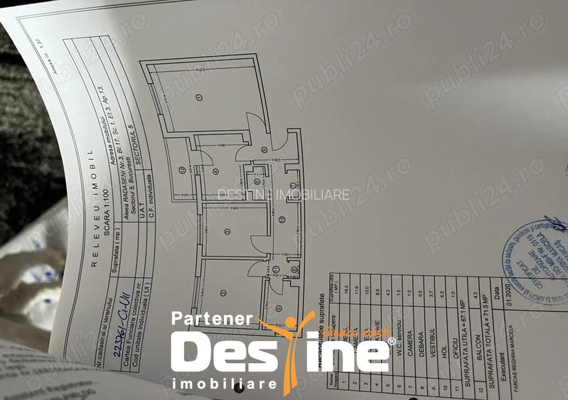 Apartament 3 camere + loc parcare, etaj intermediar, zona Margeanului/Barca - 6