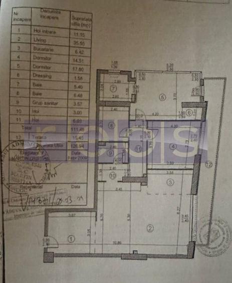 VANZARE -3 CAMERE - ZONA FLOREASCA - 15