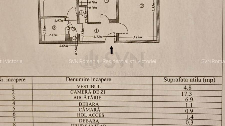 REA1027405 Apartament 2 camere I Metrou Obor I A doua linie de la bulevard - 12
