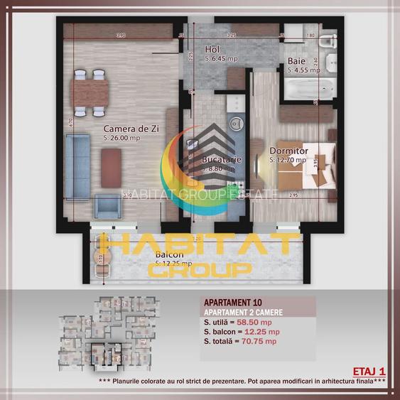 Pallady 2 camere decomandat 71 mp in bloc tip boutique - 2