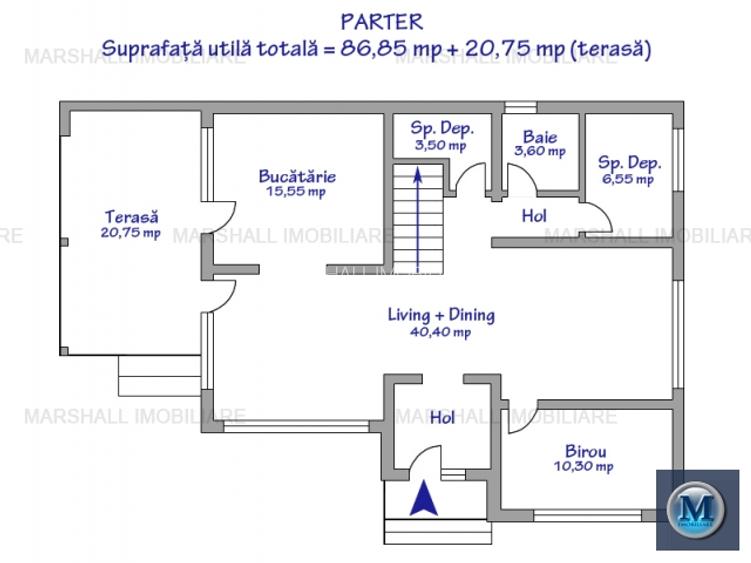 Vila cu 5 camere de vanzare in Paulesti, 209 mp #16608 - 6