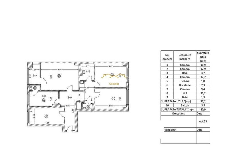 APARTAMENT 4 CAMERE PIATA DOROBANTI  -MARIO PLAZA - 13