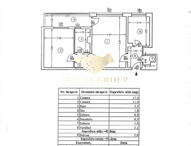 Apartament 2 camere -3 minute metrou Iancului - 10