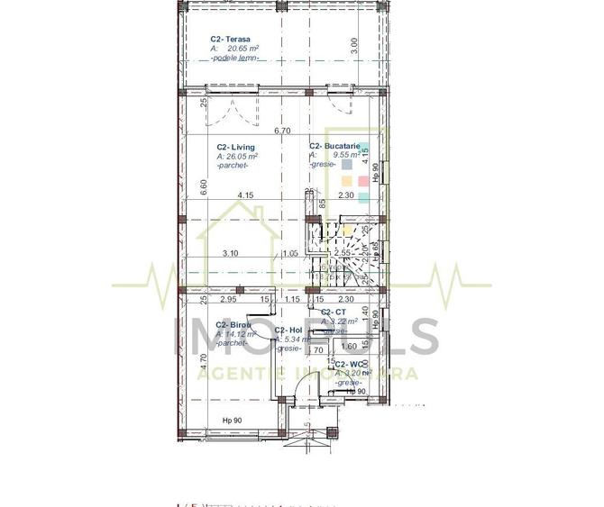 Duplex la cheie. 3 bai. 5 camere. La 4 minute de Timisoara. - 1