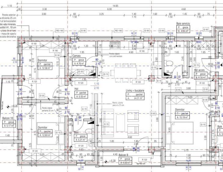Apartament 3 camere cu poziție excelentă - 8
