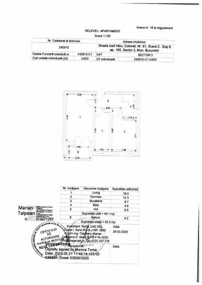 2 Camere cu Parcare subterana vis-a-vis de Auchan Titan  - 5