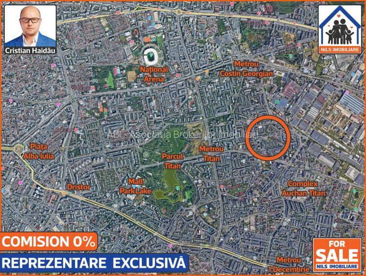 Apartament cu 3 camere si balcon in Titan | Comision 0! - 11