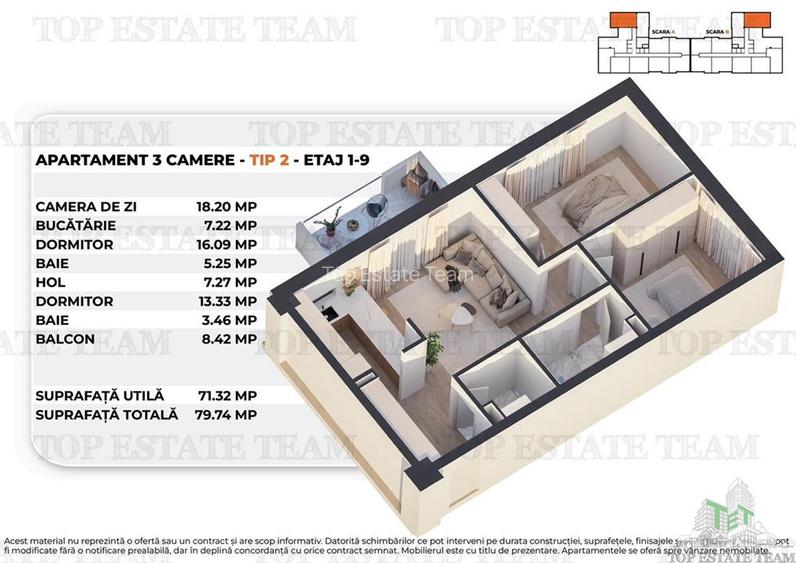 Super oferta: Bucuresti - Antiaeriana_Sos.Alexandriei/ Bloc nou/ Vanzare apartam - 3