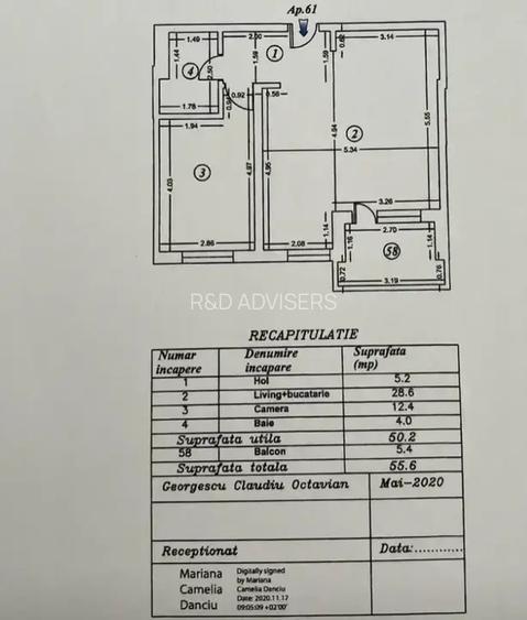 Apartament 2 Camere De Vanzare Mihai Bravu Metrou Bloc Nou - 12