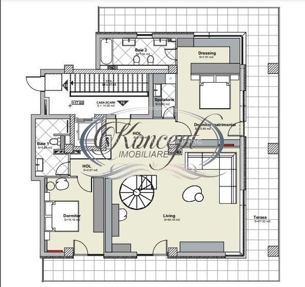 Penthouse superfinisat in Buna Ziua - 10