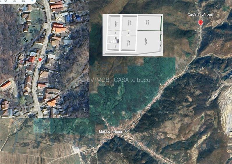 MOLDOVA NOUA, Casa 3 camere, Suprafata totala teren: 274 mp - 24