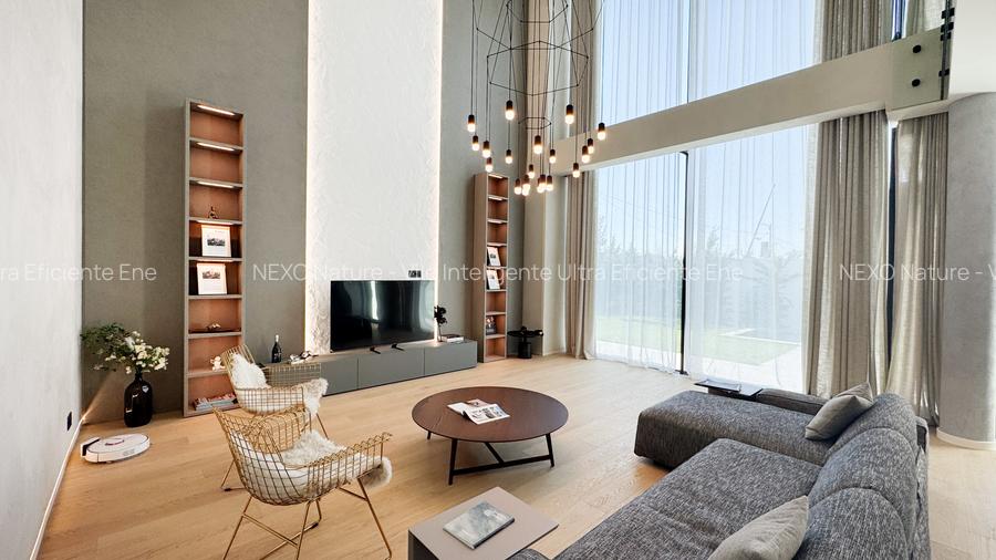 NEXO Nature FINALIZAT - Vile SMART -  Living Înalt de 7 Metri, Piscina încălzită - 5