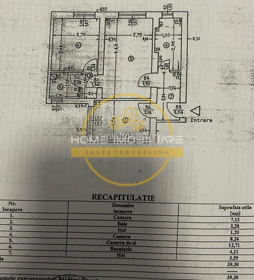 Apartament cu 3 camere / 40 mp/ in zona Podu Ros - 9