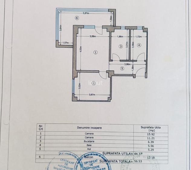 Proprietar – 0% comision | 2 camere mobilat | Bloc 2018 | Etaj 7/8 | 2 lifturi  - 12