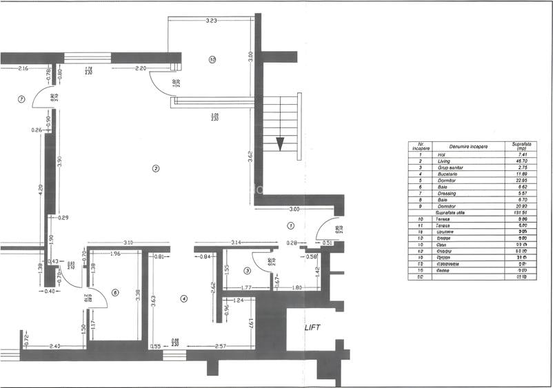 Apartament Spatios 3 camere in Baneasa Residential - 1