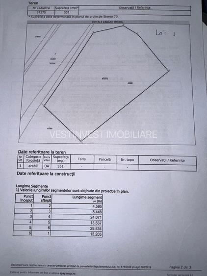 Parcele teren intravilan strada Podgoria - 2