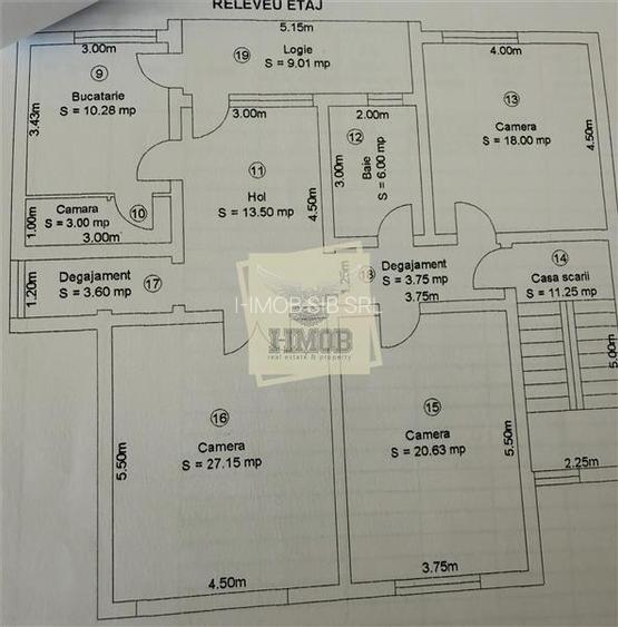 Apartament la casa cu 4 camere  204 mp curte 150mp Piata Cibin - 14