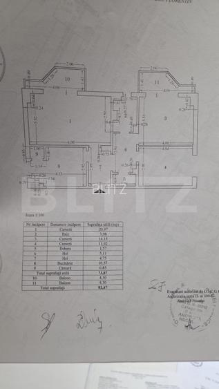 Apartament 3 camere, 83 mp, renovat total - zona Nicolina - 13