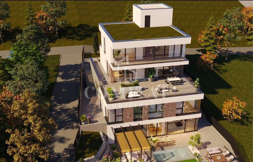 Casă generoasă cu panoramă și 254 mp terasă circulabilă - 2