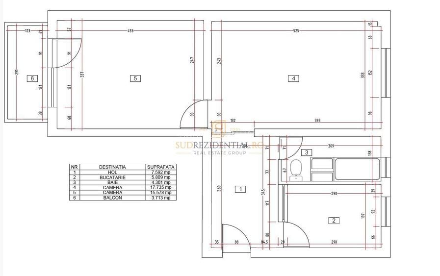 Apartament 2 camere de vânzare, Parcul Tineretului, Str. Pridvorului - 14
