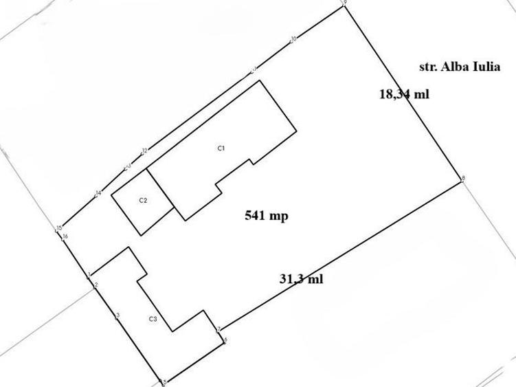 Teren intravilan, 541mp, Cartier CFR - 8
