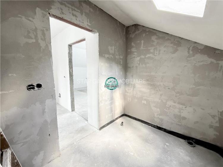 Casa noua cu 5 camere de vanzare semifinisata, teren 500 mp in Corunca - 9