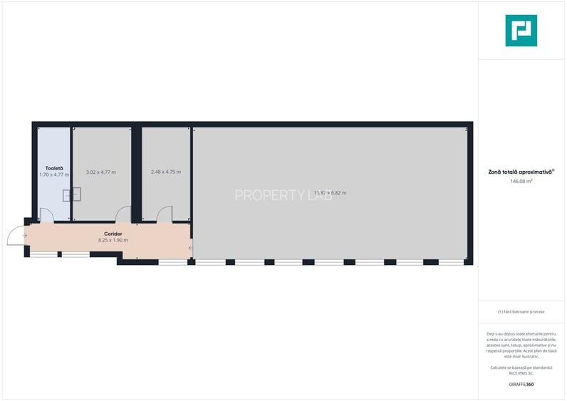 Spațiu de birouri/depozit 150 mp, zona UTA - 3