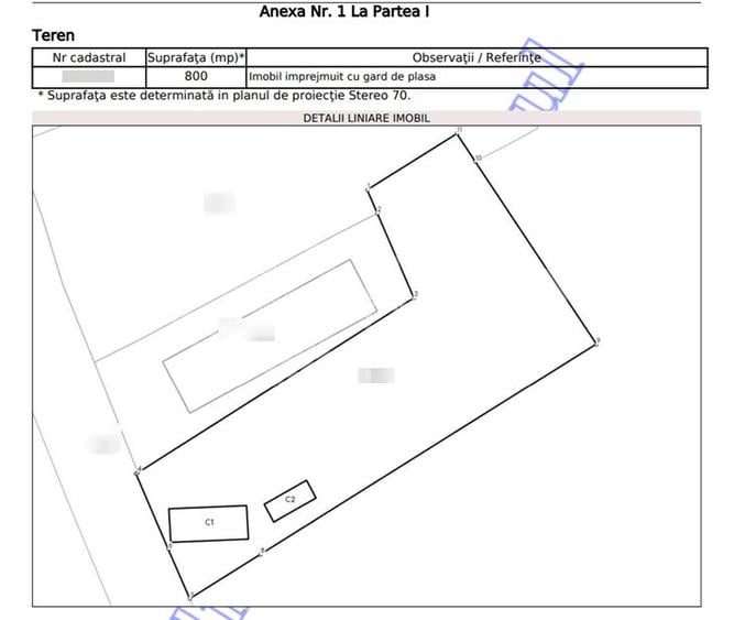 Teren intravilan 800mp | 13.85 m front | Grigorescu | Zona Casa Radio - 2