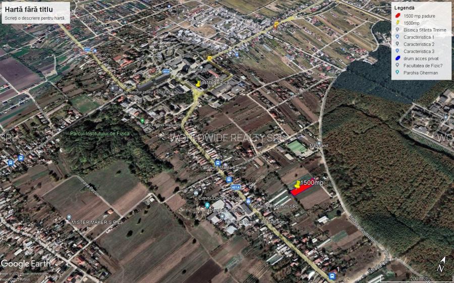 Magurele 1500mp langa padure, utilitati - 7