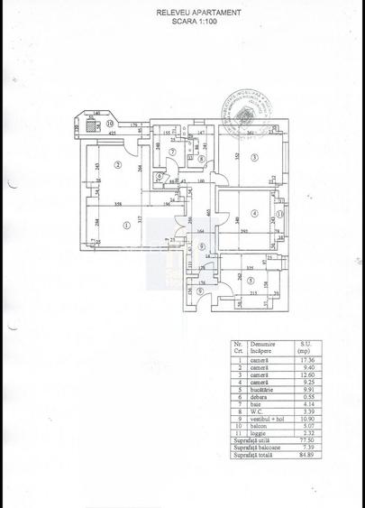 Apartament 3 camere de vanzare *Timpuri Noi - Tineretului* Tur virtual - 39