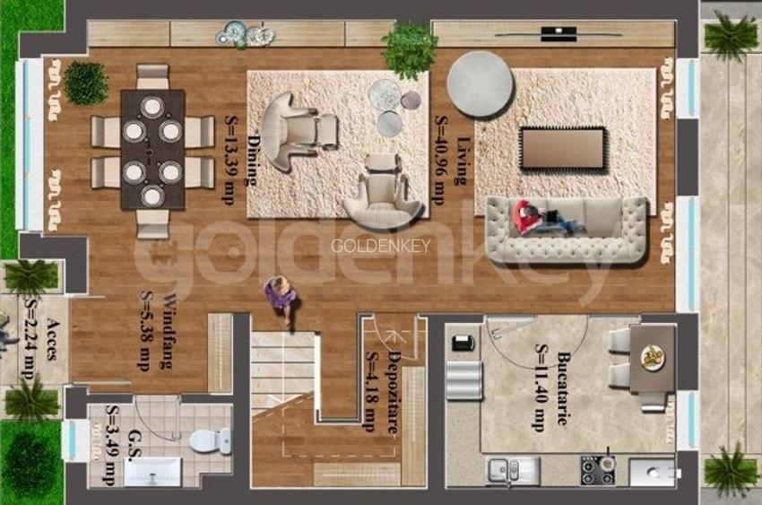 Vila moderna in stil britanic | 4 dormitoare | finisaje premium - 1