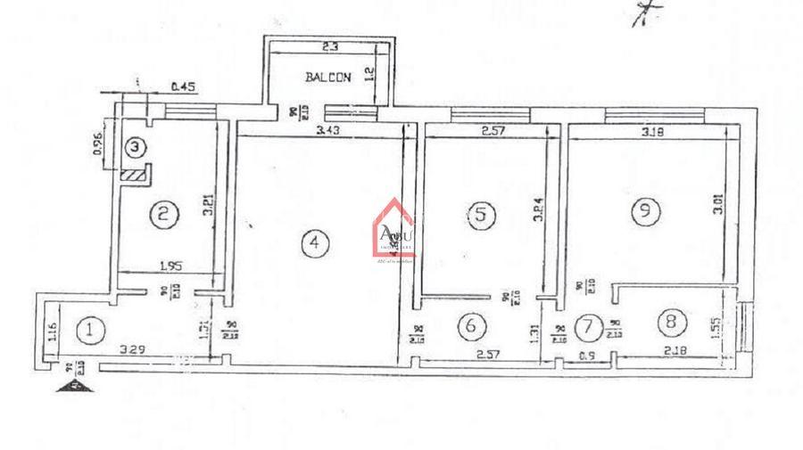 Ap 3 camere SD | zona Zimbru | etaj 2 - 1