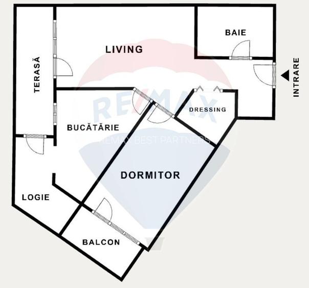 Apartament de vanzare 2 camere Vision Marasti 57mp Mobilat Utilat - 22