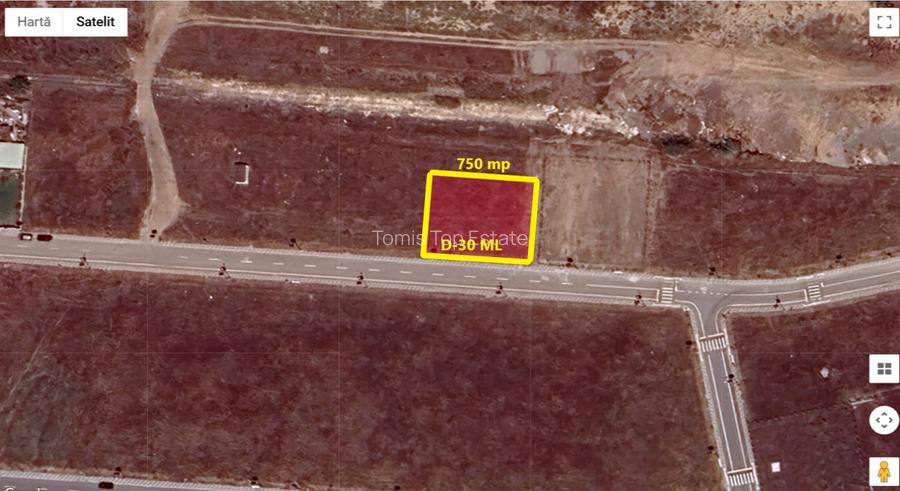 Teren Techirghiol 750 mp ,cartier nou cu străzi asfaltate - 6