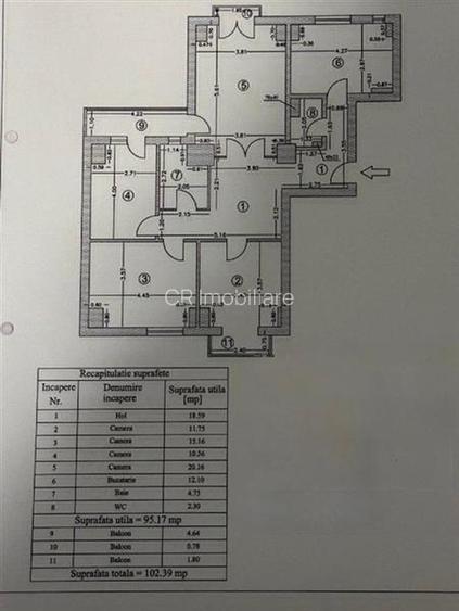Apartament 4 camere Octavian Goga/Centrala proprie - 16