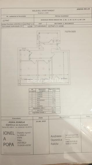 Apartament 3 camere decomandat, renovat complet – Obor - Mihai Bravu - 7