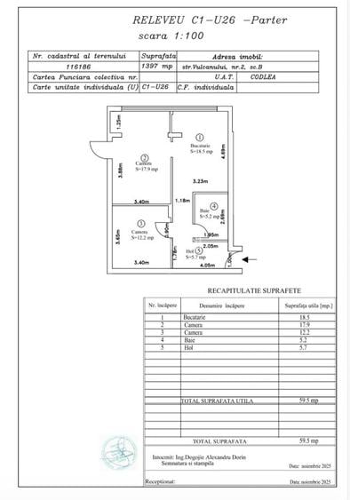 Apartament la parter cu curte privată Codlea - 2