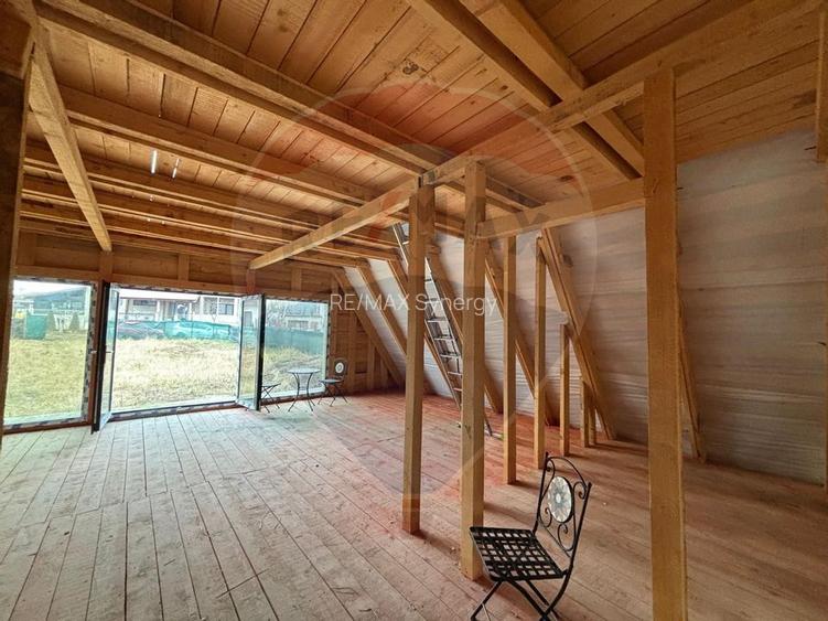 Casă unifamilială tip A-Frame in Snagov 160 mp, structură din lemn - 7