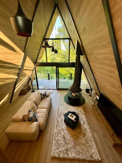 Casa tip A frame mobilată și utilată  - 8