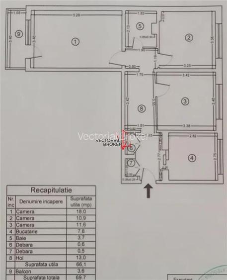 Apartament 3 camere Titan Dante Aligherii - 4