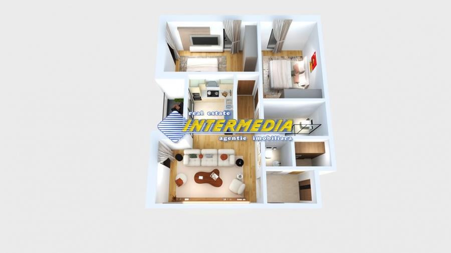 Apartament 2 camere BLOC NOU Cetate Balcon Boxa Clima Parcare Finisat la cheie