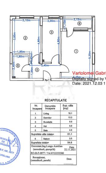 2 camere/ 2 locuri parcare /TVA INCLUS - 2