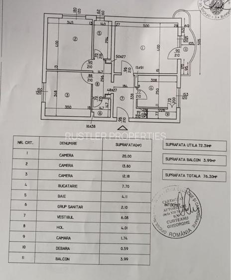 Apartament 3 camere, zona Bld. Unirii  - 12