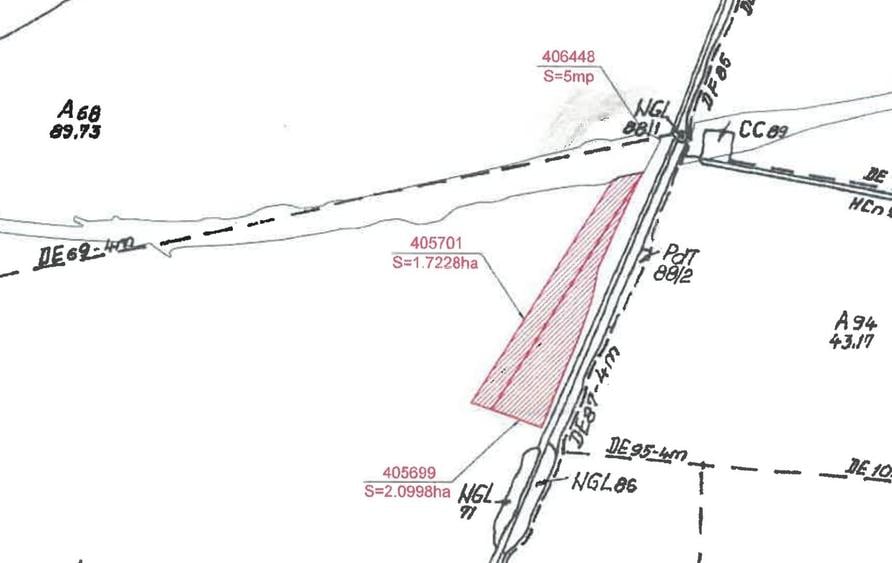 TEREN INDUSTRIAL INTRAVILAN – 38.226 MP | LÂNGĂ DEPOZITUL PROFI | - 2