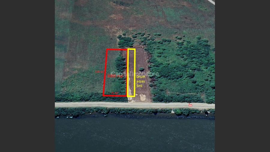 Teren 3000 mp dublu acces – vedere la Dunăre - 3