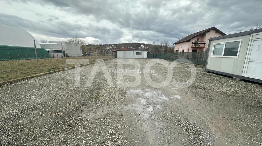 Teren de inchiriat 700mp cu intrare la drum principal Sura Mare Sibiu - 4