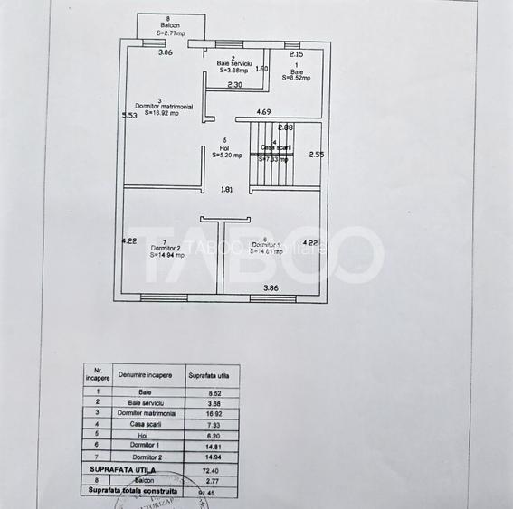 Casa moderna de vanzare mobilata 147 mpu teren 234 mp Selimbar Sibiu - 2
