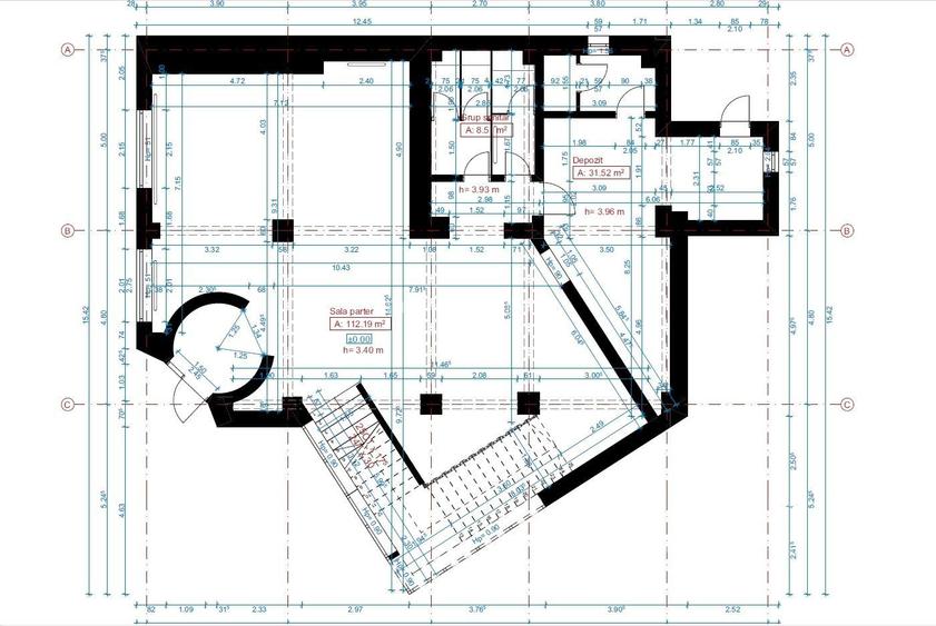 Spatiu comercial alimentatie publica  Piata Cipariu, 264 m2, TERASA - 1