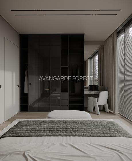 Apartament 2 Camere | 3m Înălțime | Ferestre Floor-to-Ceiling - AVANGARDE FOREST - 15