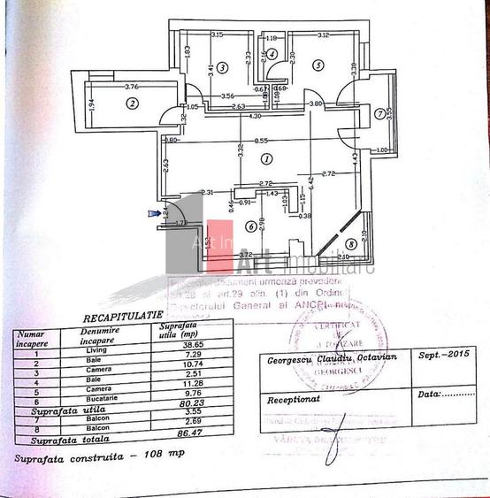 Apartament 3 camere Premium Clădire Regim Exclusiv lângă Ambasada Turciei - 1